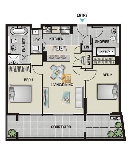 悉尼北区稀有——学区房Epping Park公寓(图9) 悉尼北区稀有——学区房Epping Park公寓(图9)